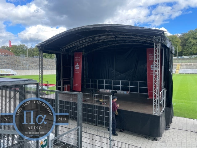 Stagemobil XLR Mobile Stage Trailer with PA Wings