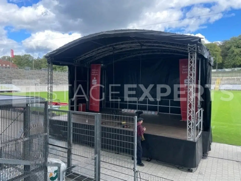 Stagemobil XLR Mobile Stage Trailer with PA Wings – 9m x 6.1m