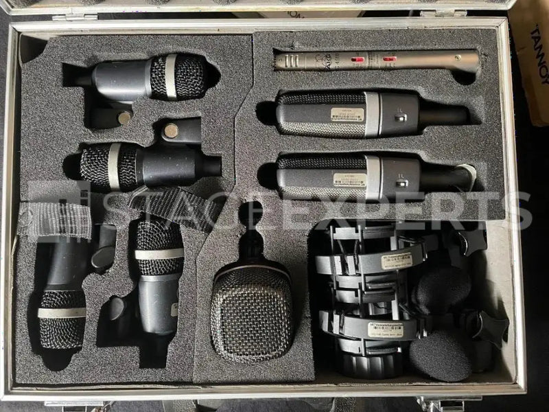 AKG Drumset Premium – 8‑Mic Drum Recording Kit with Case