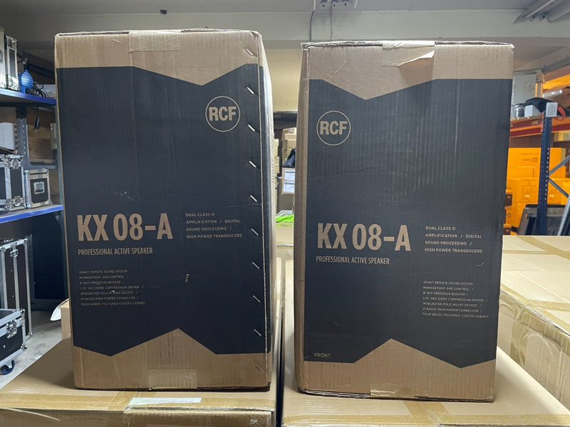 RCF KX 08-A Active 2‑Way Loudspeaker, B‑Stock – 2000W
