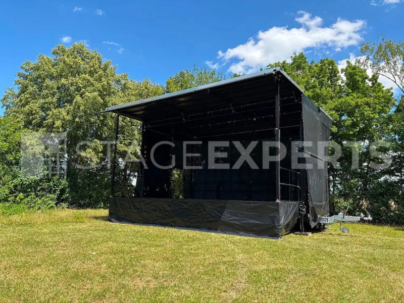 Stage Partner Eco Stage 8x6m Trailer Stage, Black, 2025