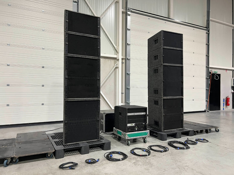 Nexo Alpha E + L-Acoustics system with amps and processing