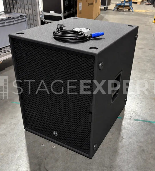 RCF SUB 9004 with Cart & Cover – 18-inch Active Subwoofer