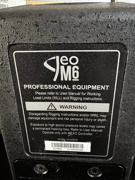 Nexo GEO M6B Low/Mid Line Array Module – Compact 6.5in