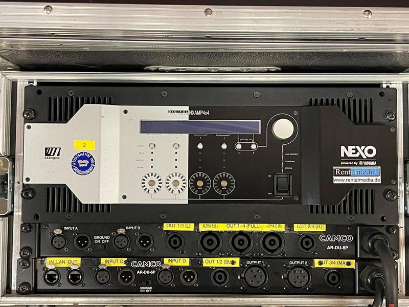 NEXO NXAMP4x System Amplifiers – MKII and C2 Series Pro
