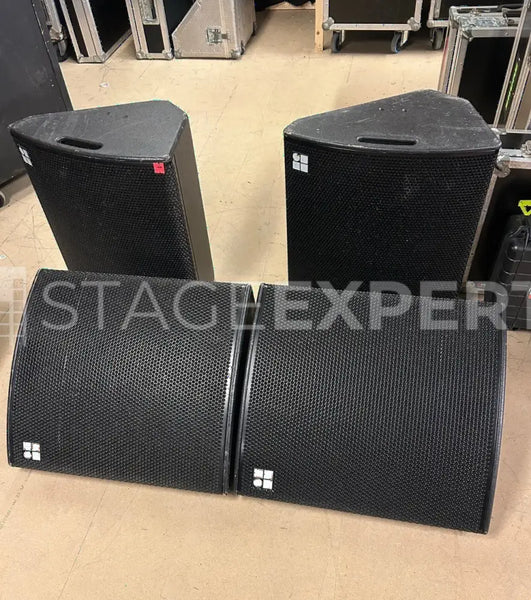 d&b audiotechnik MAX2 Stage Monitors (4) + Flightcase