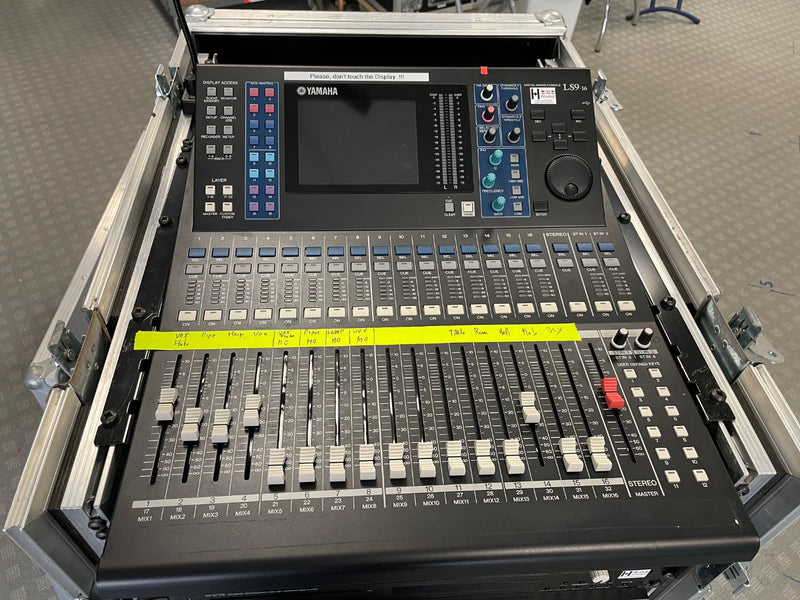 Yamaha LS9/16 Digital Mixing Console + Custom Rack Included