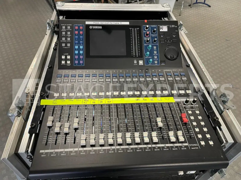 Yamaha LS9/16 Digital Mixing Console + Custom Angle‑Lid Rack