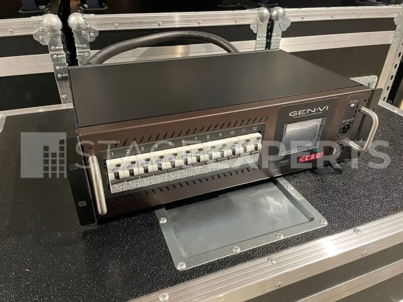 LSC GenVI 12x16A Rack Dimmer – 16‑bit DMX with TruPower