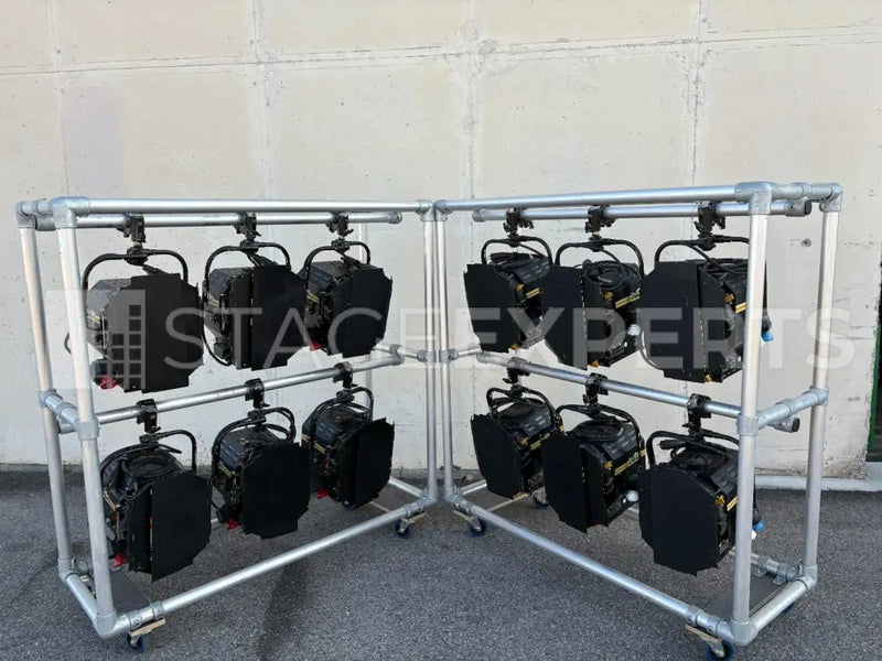 Desisti Leonardo 2kW P.O. Fresnel 6-Light Set with Dolly