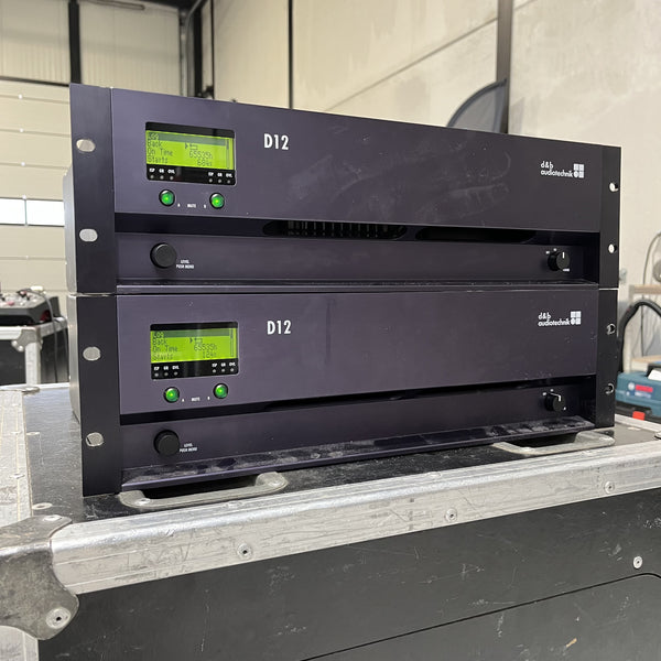 d&b audiotechnik D12 System Amplifier – 2x1200W at 4Ω