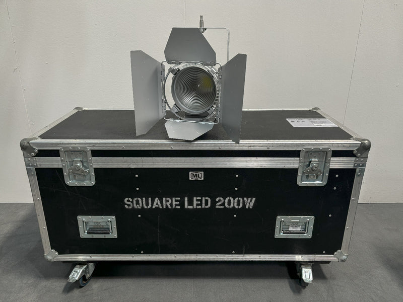 SquareLED Authentic 200W Fresnel – Set of 6 Silver