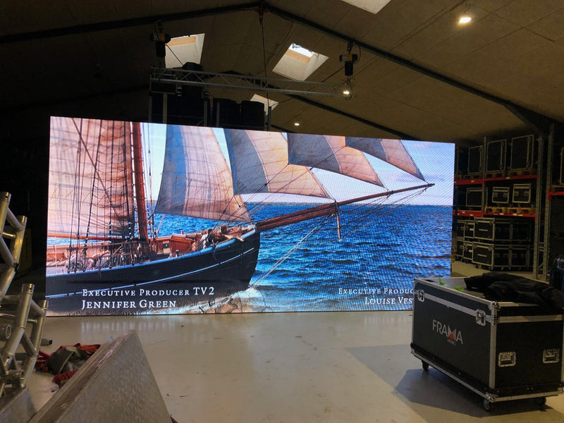 Schensen LED Tech 4.9mm Indoor LED Wall, 1500 nits – 80 Panels
