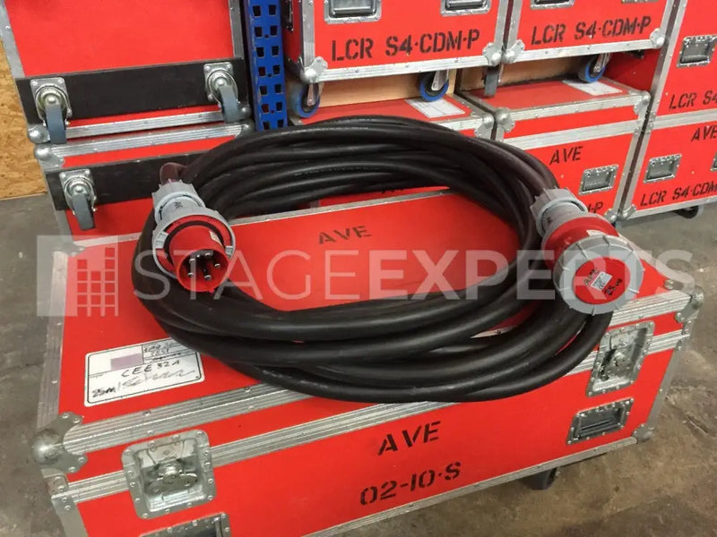 CEE 125A 25 m Power Cable – H07RN‑F 5G35, 5‑Pin