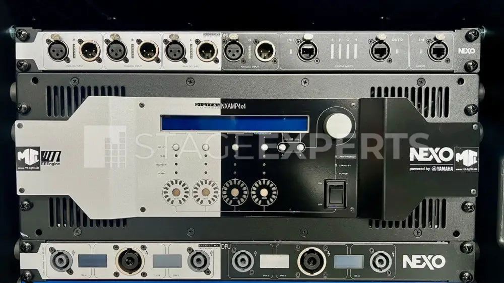 NEXO NXAMP4x4 MK1 System Amplifier & DSP Controller – 4-Channel
