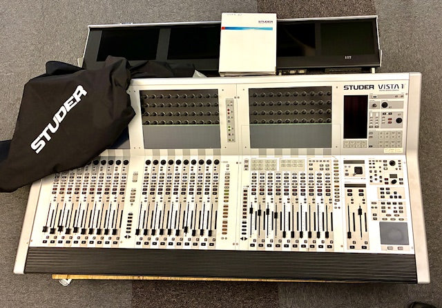 Studer Vista 1 32‑Fader Console with D21m I/O & Meter Bridge