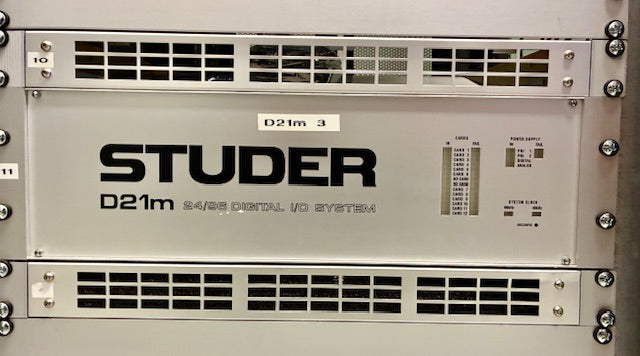 Studer Vista 1 32‑Fader Console with D21m I/O & Meter Bridge