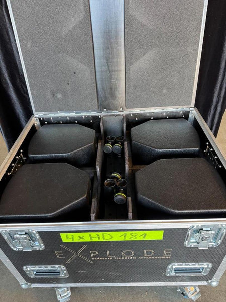 Harmonic Design HD 181 Package – 4x 8-inch Passive Speakers