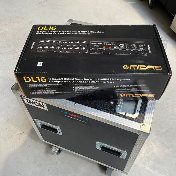 Midas DL16 Stage Box – 16 In / 8 Out, ULTRANET & ADAT