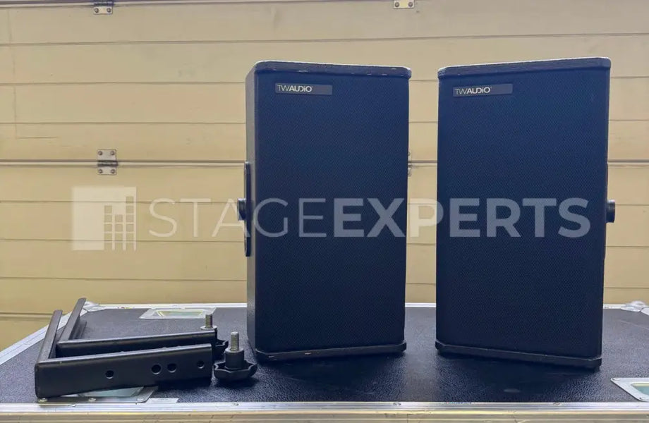 TW Audio M8 Pair – Compact Point Source Speakers, Bag & Brackets