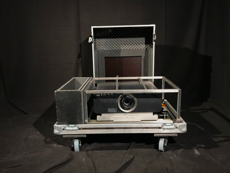 Panasonic DZ6700 Projectors with Frames & Flight Cases (Pair)