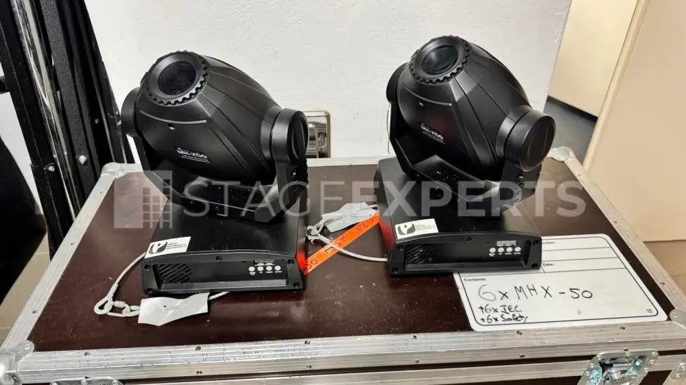 Stairville MH-X50 Moving Heads – 6x Set with Flight Case