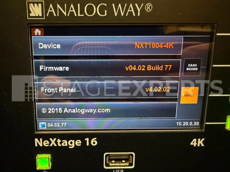 Analog Way NeXtage 16 4K NXT1604 Presentation Switcher