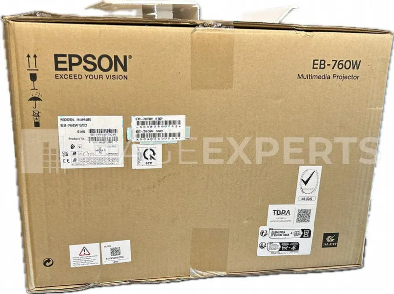 Epson EB-760W Ultra-Short-Throw Laser Projector, 4,100 lm