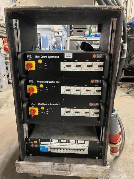 SWL DC4 12-Channel Hoist Control System with HR12 in Flight Case