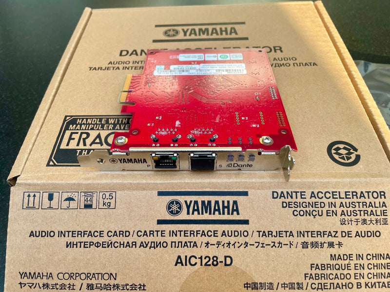 Yamaha AIC128-D Dante PCIe Accelerator Card – 128x128