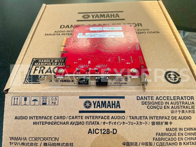 Yamaha AIC128-D Dante PCIe Card – 128x128 Channels