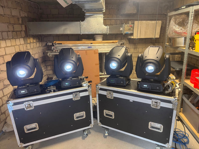 Showtec Indigo 6500 Moving Head Spot – Set of Four