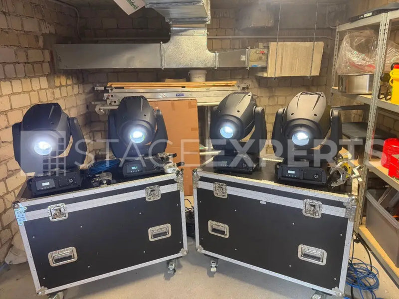 Showtec Indigo 6500 Moving Head Spot – Set of Four