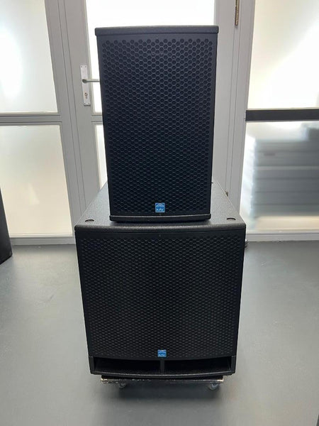 KME Versio SD 3 compact PA system with sub and tops, 750 W
