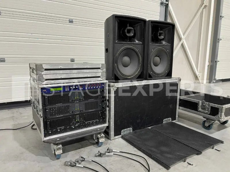 Turbosound TCS-612 Pair with XTA & Lab.Gruppen Amp Rack