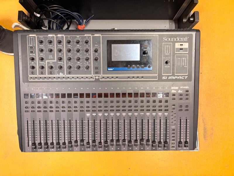 Soundcraft Si Impact with MADI & Dante – Digital Mixing Desk