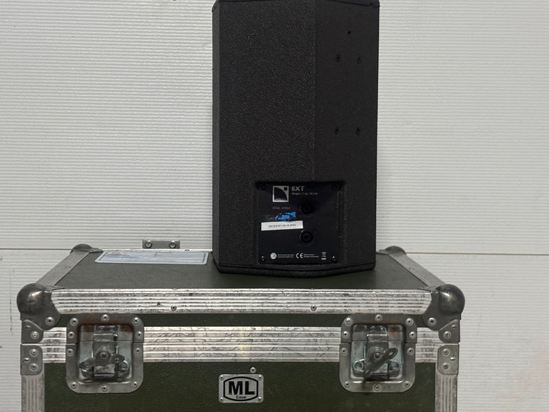 L-Acoustics 8XT – 20x speakers with cases & fly brackets