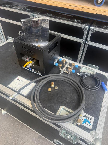 Explo GX2 Flamejet Set – 4 Units with Nozzles, Hoses & Cables