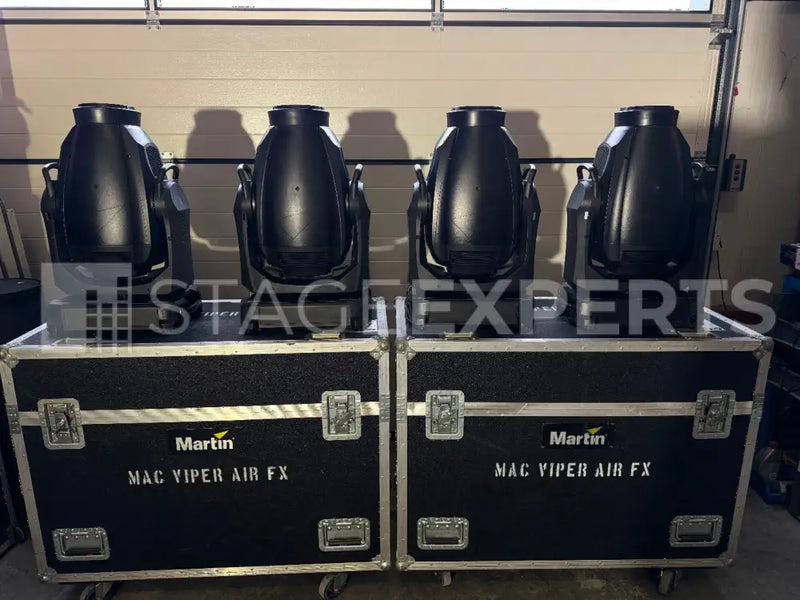 Martin MAC Viper AirFX Set of 4 with Flight Cases
