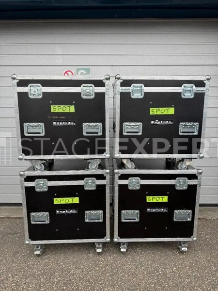 ADJ Focus Spot 6Z Moving Heads – 8 Fixtures with Flight Cases
