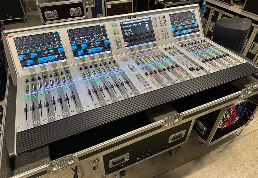 Soundcraft Vi400 Digital Mixing Console Set with Racks