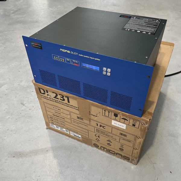 Midas DL231 24x24 Active Mic Splitter with AES50 Networking