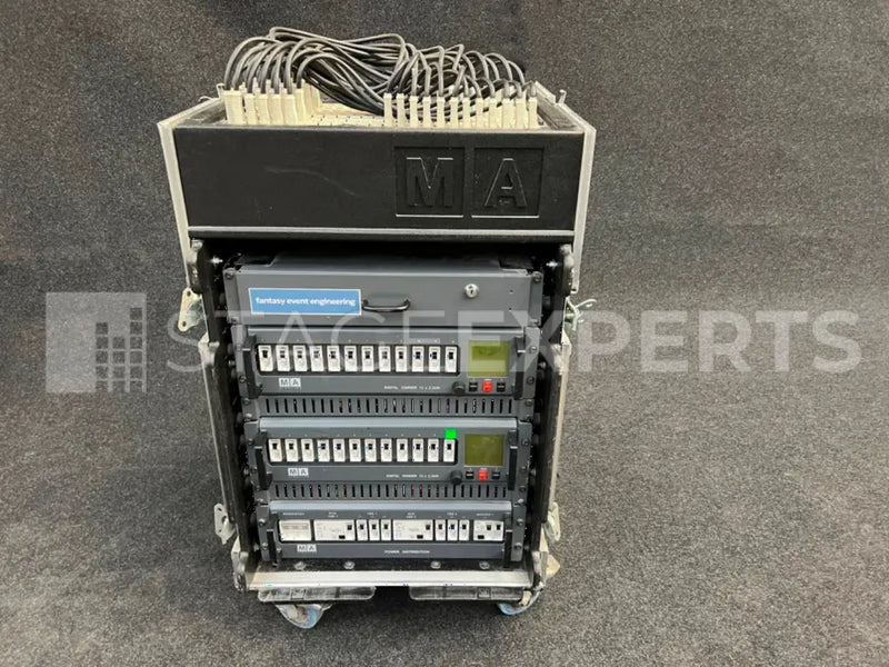 MA Lighting 24-Ch Dimmer Rack with Hot Patch & Power Distro