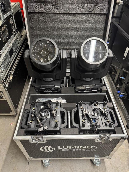 Luminus LU 740 IP65 Wash Moving Head – 4‑Unit Set