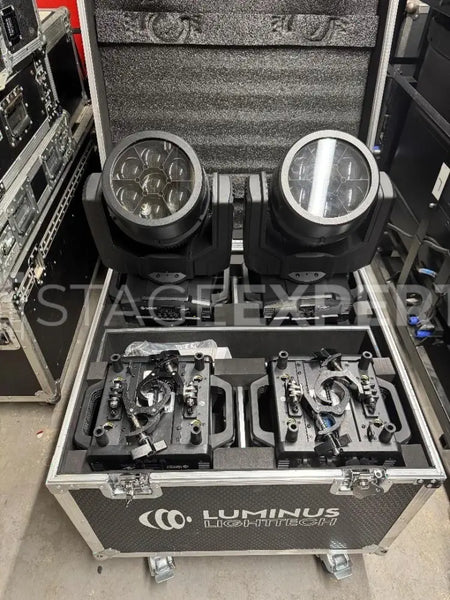 Luminus LU 740 IP65 Wash – 4‑Unit Set with Flight Case