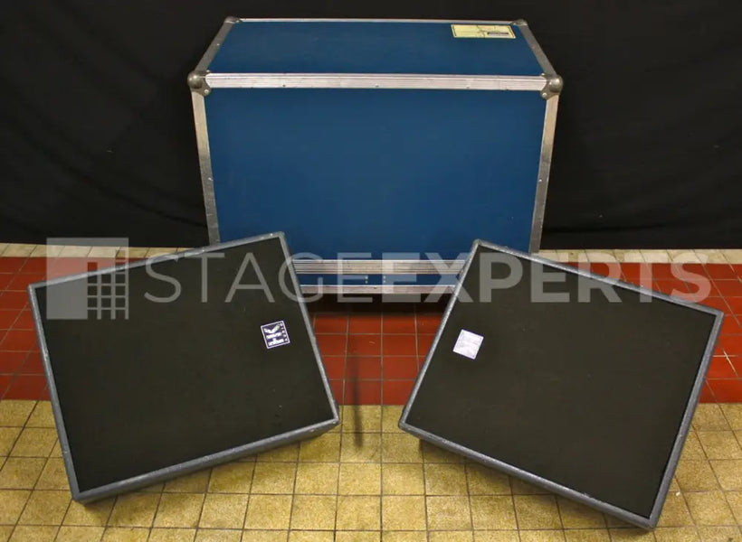 HK Audio VT 115X Pair with Double Flightcase – Stage Monitors