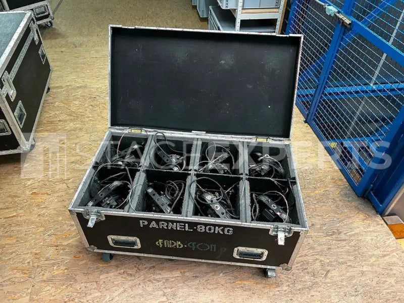 ETC PARnel fixtures with optional multi‑way flight cases