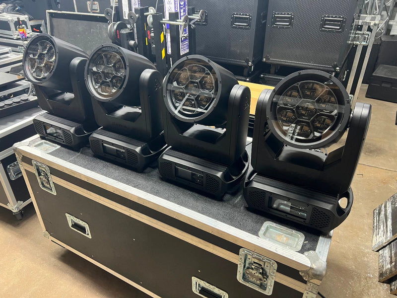 Infinity Furion W402 Beam Wash IP65 – 4x Set with Case