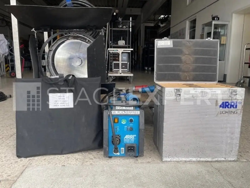 ARRI Sun 6 kW HMI PAR Set – Lamphead, Ballast, Lenses