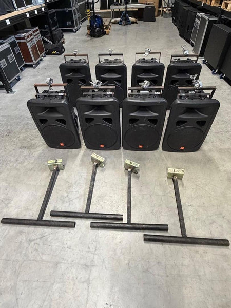 JBL EON 1500 – 8x Passive PA Speakers with Brackets Included